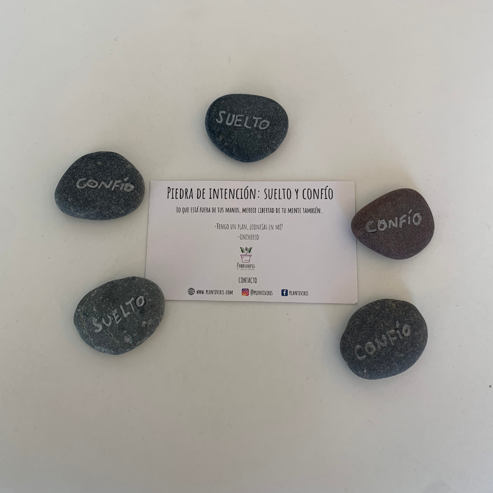 Piedra Intención: Suelto y Confío