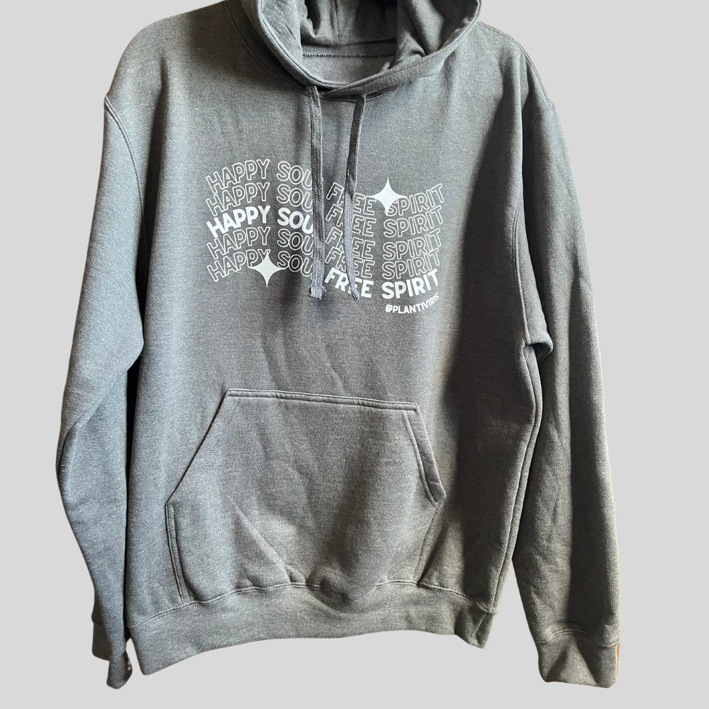 Oversize Hoodie: Happy Soul - Free Spirit