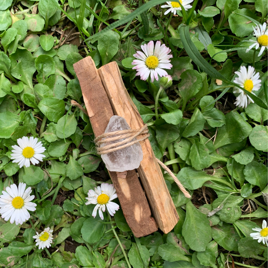 Palo Santo Con Cuarzo