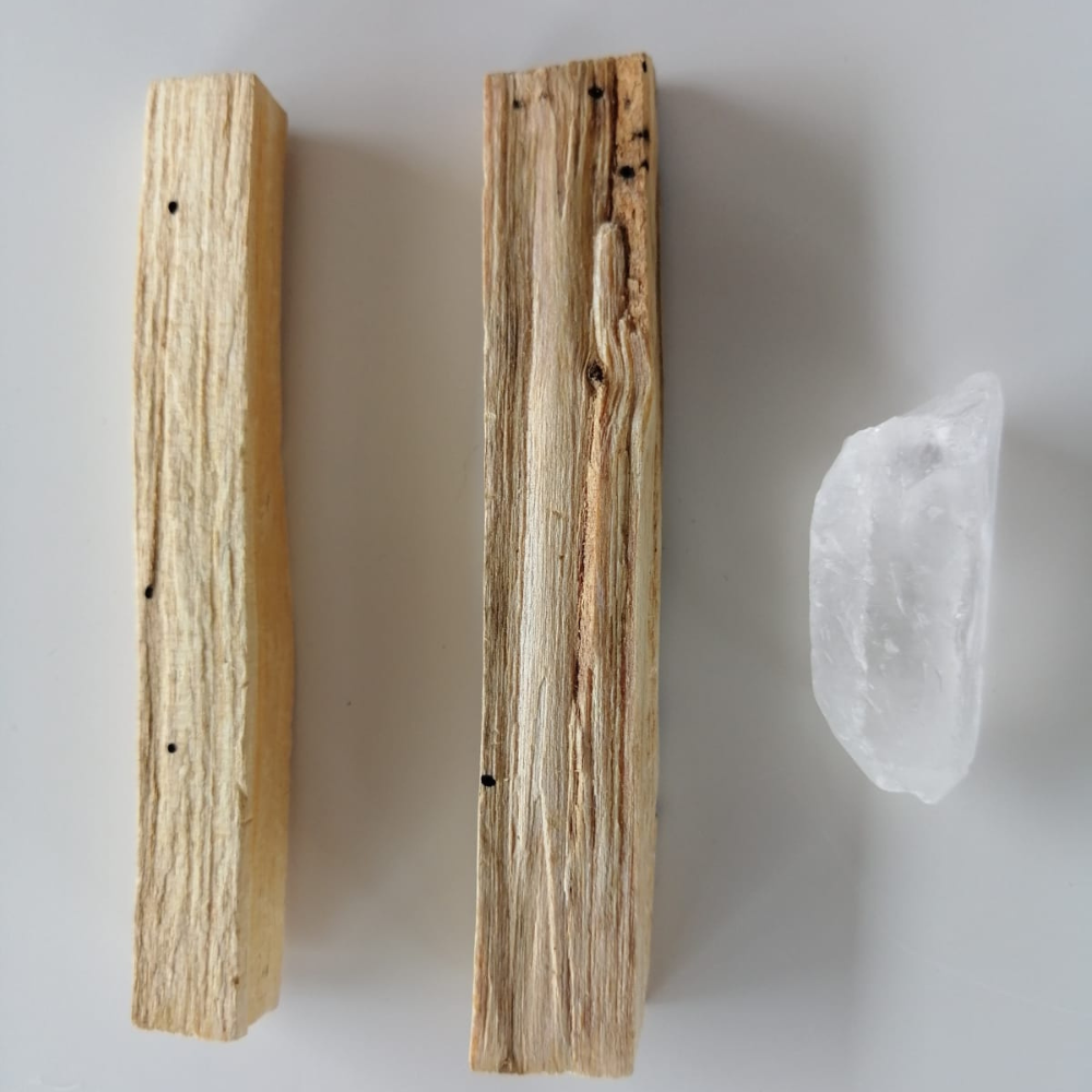 Palo Santo Con Cuarzo