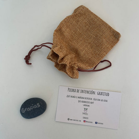Piedra Intención: Gratitud