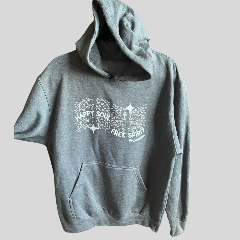 Oversize Hoodie: Happy Soul - Free Spirit