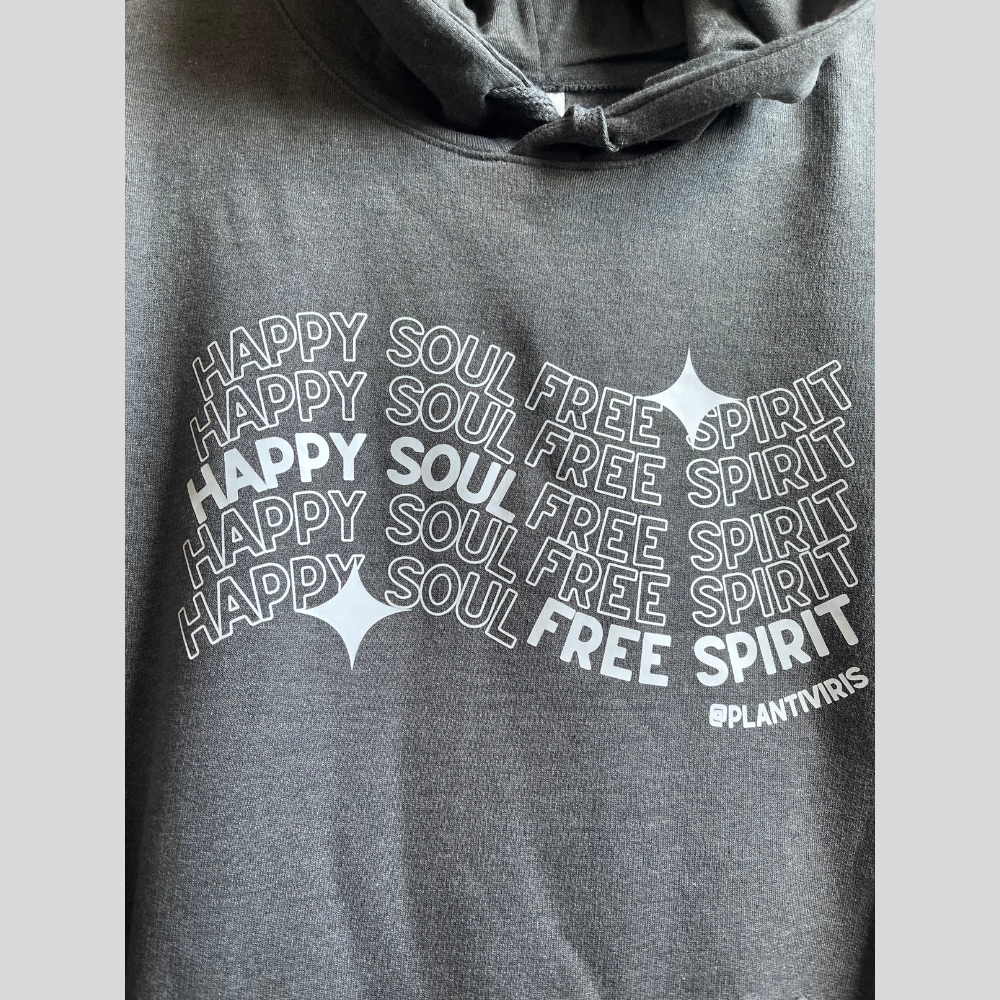 Oversize Hoodie: Happy Soul - Free Spirit