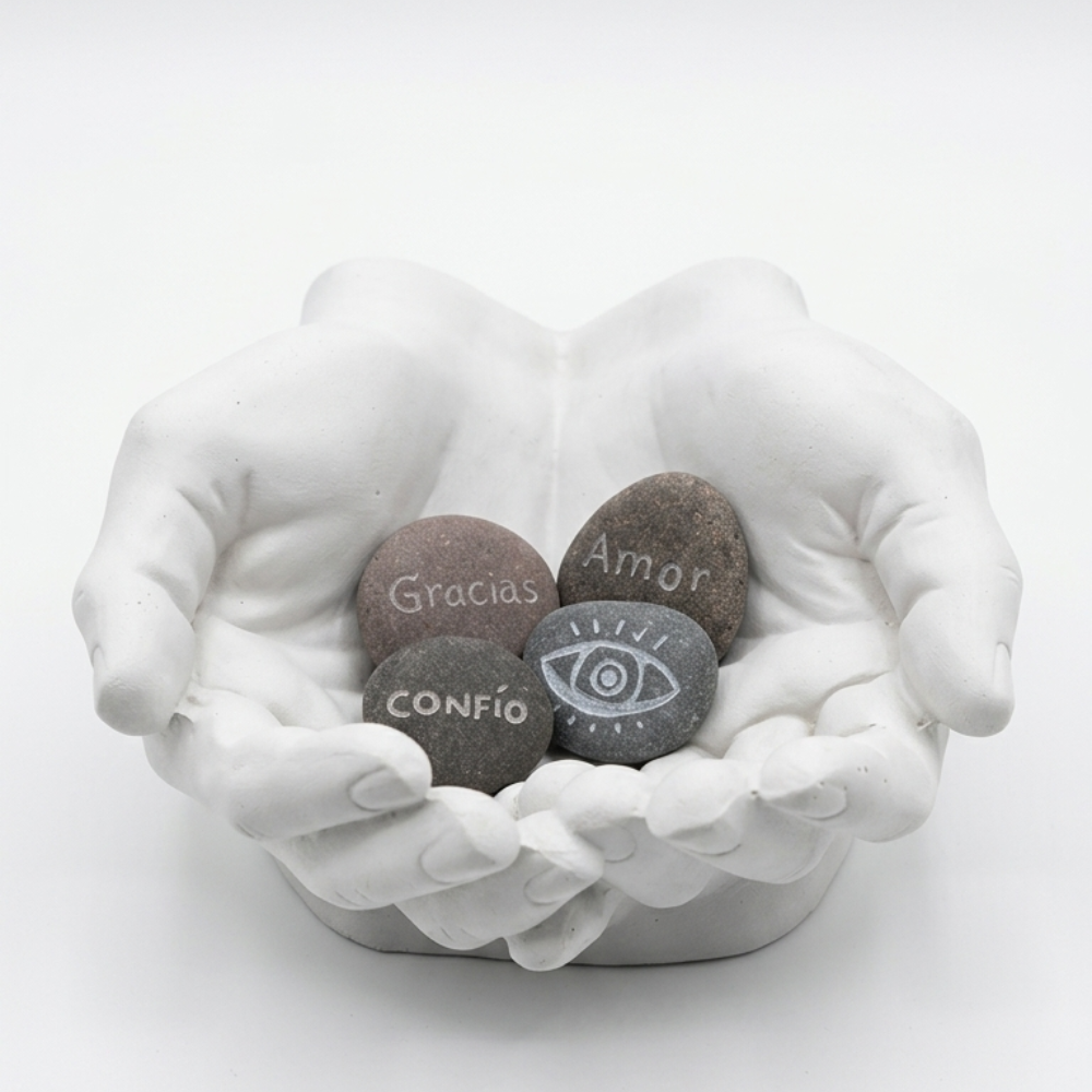 Manos + Piedras de Intención Plantiviris — presentación del producto