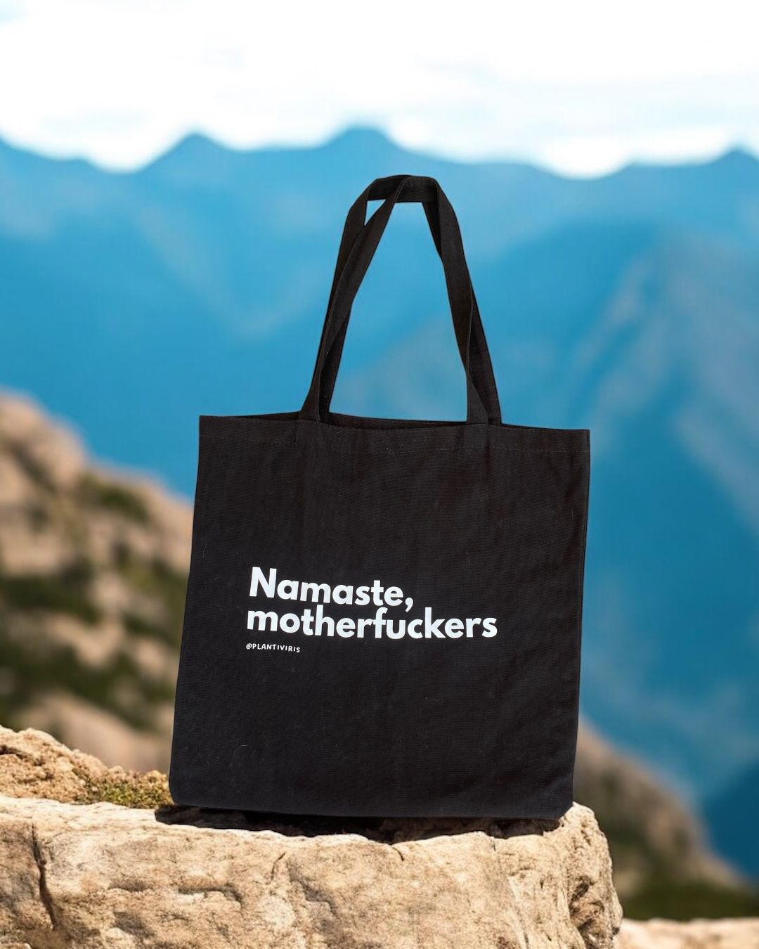 Tote Bag: Namaste (Negra)